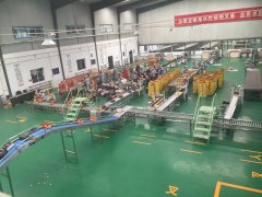 Edible fungus filling production line
